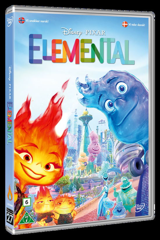 Elemental (Elementært) -  - Films - Disney - 7333018027305 - 16 octobre 2023