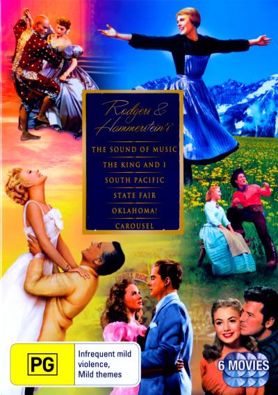 Cover for Rodgers &amp; Hammerstein · Rodgers &amp; Hammerstein's (The Sound of Music / the King and I / South Pacific / State Fair / Oklahoma! / Carousel) (DVD) (2012)