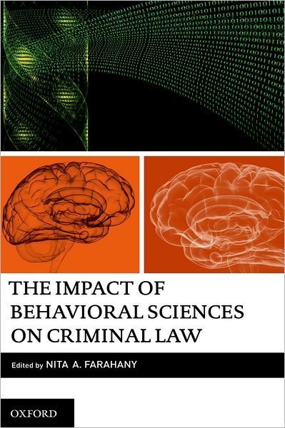 Cover for Nita Farahany · The Impact of Behavioral Sciences on Criminal Law (Taschenbuch) (2011)