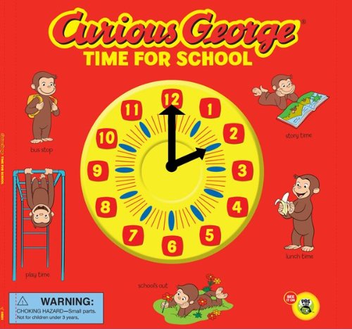 Curious George: Time for School Lift-the-Flaps (CGTV) - Curious George - H. A. Rey - Livros - HarperCollins - 9780547422305 - 4 de julho de 2011