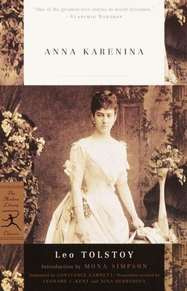 Cover for Leo Tolstoy · Anna Karenina - Modern Library Classics (Paperback Book) (2000)