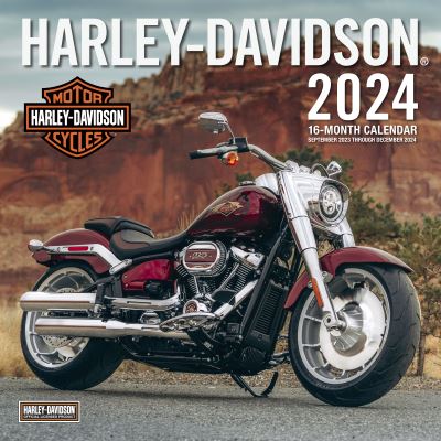 Cover for Editors of Motorbooks · Harley-Davidson 2024: 16-Month 12x12 Wall Calendar - September 2023 through December 2024 (Calendar) (2023)