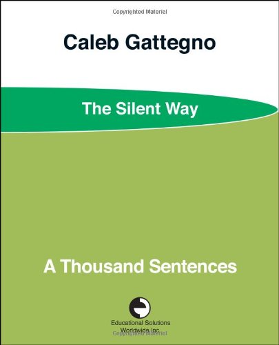 Cover for Caleb Gattegno · A Thousand Sentences (Paperback Book) (2010)