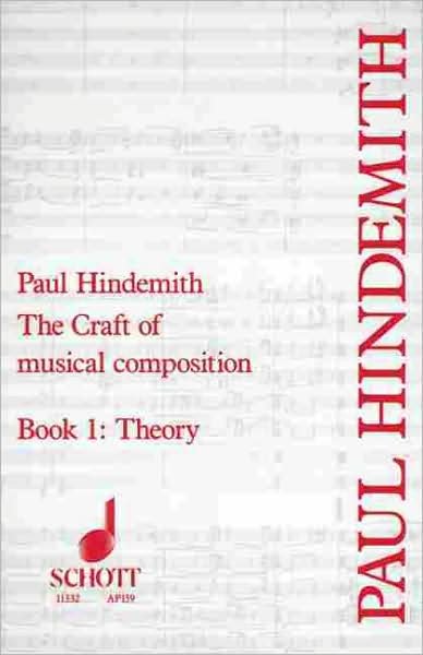 Cover for Paul Hindemith · Craft of Musical Composition Band 1 (Paperback Bog) (1984)