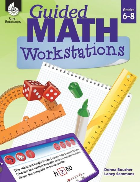 Cover for Donna Boucher · Guided Math Workstations Grades 6-8 - Guided Math (Paperback Book) (2017)