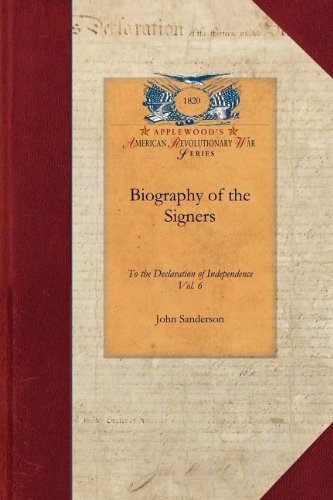 Cover for John Sanderson · Biography of the Signers V6: Vol. 6 (Revolutionary War) (Pocketbok) (2009)