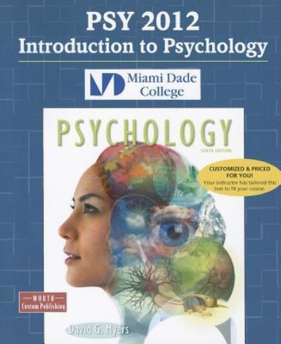 Cover for Myers · Custom Miami Dade Psychology (Book) (2012)