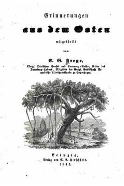 Cover for C G Frege · Erinnerungen aus dem Osten (Paperback Bog) (2016)