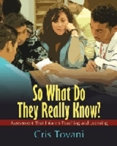 Cover for Cris Tovani · So What Do They Really Know?: Assessment That Informs Teaching and Learning (Paperback Book) (2011)