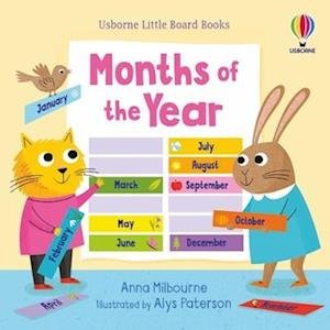 Little Board Books Months of the Year - Little Board Books - Anna Milbourne - Bücher - Usborne Publishing Ltd - 9781803703305 - 5. Januar 2023