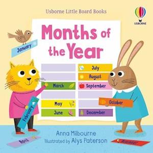 Little Board Books Months of the Year - Little Board Books - Anna Milbourne - Bøger - Usborne Publishing Ltd - 9781803703305 - 5. januar 2023