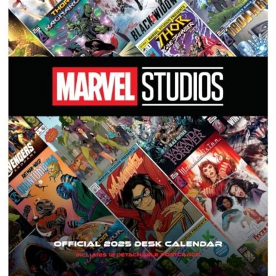 Cover for Marvel Desk Easel Calendar 2025 (Calendar) (2024)
