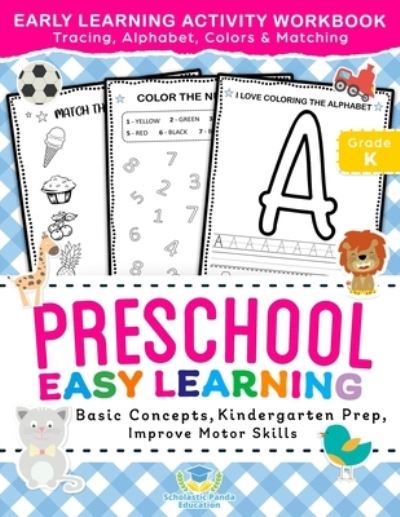 Cover for Scholastic Panda Education · Preschool Easy Learning Activity Workbook (Paperback Book) (2020)