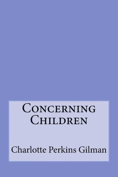 Cover for Taylor Anderson · Concerning Children (Pocketbok) (2017)