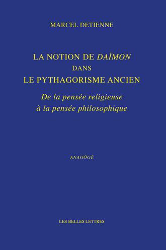 Cover for Marcel Detienne · La Notion de Da?mon dans le pythagorisme ancien (Paperback Book) (2021)