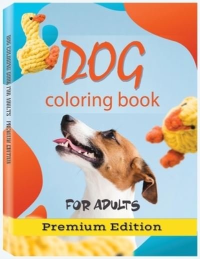 Cover for Rfza · Dog Coloring Book for Adults (Pocketbok) [Dog Coloring Book for Adults edition] (2020)