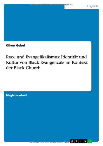 Cover for Gebel · Race und Evangelikalismus: Identi (Book) [German edition] (2013)