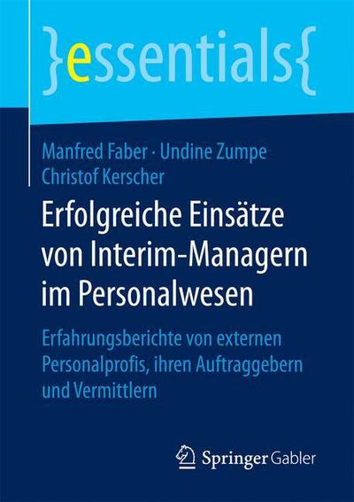 Cover for Faber · Erfolgreiche Einsätze von Interim (Book) (2016)