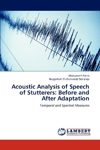 Cover for Nuggehalli Puttarevaiah Nataraja · Acoustic Analysis of Speech of Stutterers: Before and After Adaptation: Temporal and Spectral Measures (Paperback Bog) (2012)