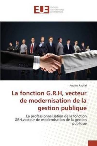 Cover for Rachid · La fonction G.R.H, vecteur de mo (Bok) (2018)