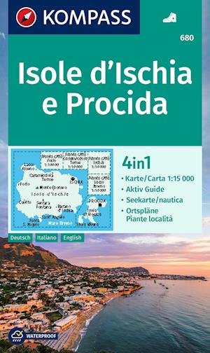 Cover for Mair-Dumont / Kompass · Kompass Wanderkarte: Isole d' Ischia e Procida (Hardcover Book) (2023)