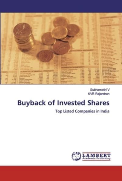 Buyback of Invested Shares - V - Kirjat -  - 9786200503305 - perjantai 10. tammikuuta 2020