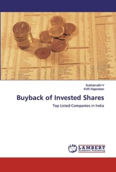 Buyback of Invested Shares - V - Bücher -  - 9786200503305 - 10. Januar 2020