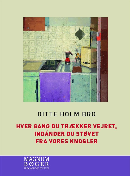 Cover for Ditte Holm Bro · Hver gang du trækker vejret, indånder du støvet fra vores knogler (Storskrift) (Bound Book) [1th edição] (2023)
