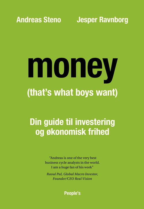 Cover for Andreas Steno &amp; Jesper Ravnborg · MONEY (that's what boys want) (Sewn Spine Book) [1e uitgave] (2025)