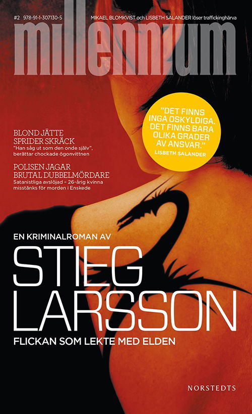 Cover for Stieg Larsson · Millennium: Flickan som lekte med elden (Paperback Book) (2015)