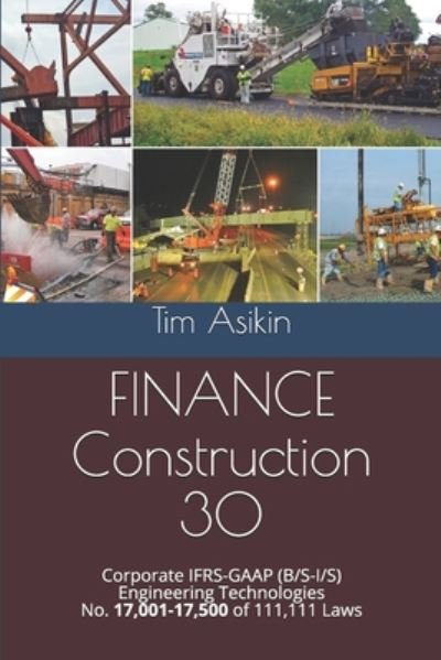 Cover for Steve Asikin · FINANCE Construction 30 (Paperback Bog) (2020)