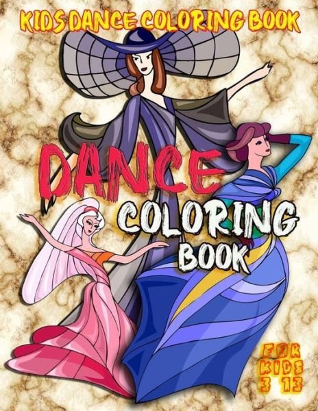 Cover for Blogaros · Kids Dance Coloring Book (Paperback Bog) (2020)