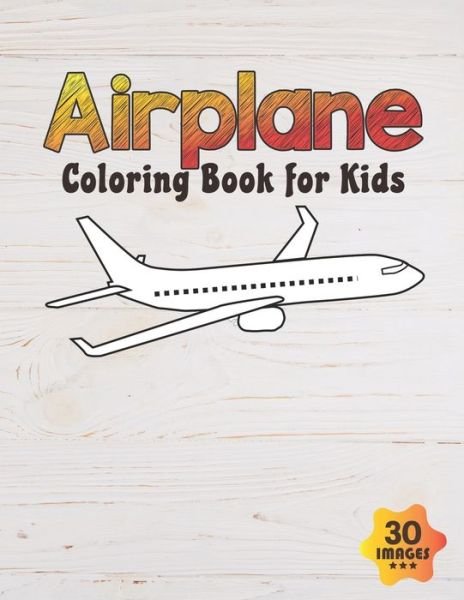 Cover for Neocute Press · Airplane Coloring Book for Kids (Paperback Bog) (2020)