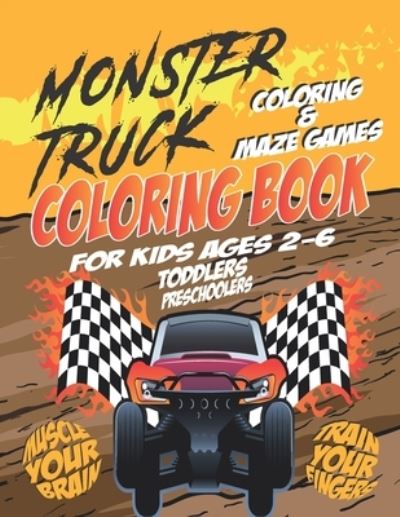 Cover for Rashad · Monster Truck Coloring Book for Kids Ages 2-6 (Paperback Book) (2021)