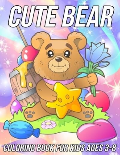 Cover for Mezzo Zentangle Designs · Bear Coloring Book for Kids Ages 3-8: Fun, Cute and Unique Coloring Pages for Girls and Boys with Beautiful Bears Designs (Taschenbuch) (2021)