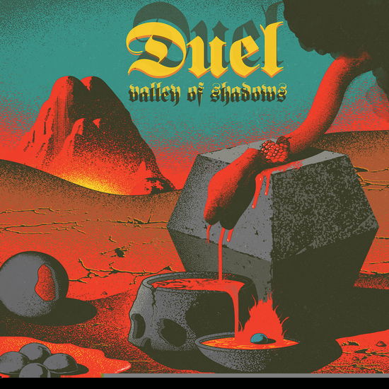 Cover for Duel · Duel - Valley Of Shadow (blue Vinyl) (LP) [Coloured edition] (2019)