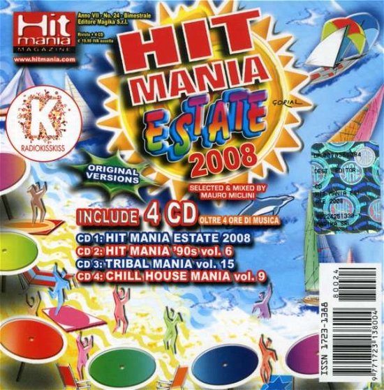 Cover for Various Artists · Hit Mania Estate 2008 (CD)