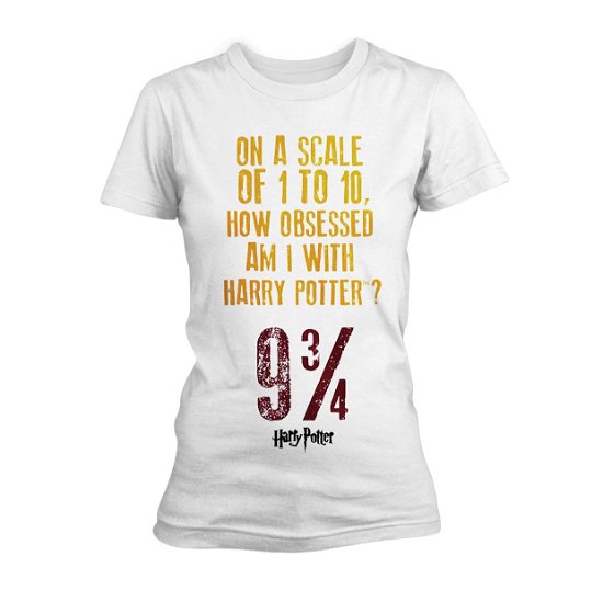 Cover for Harry Potter · Harry Potter: Obsessed (T-Shirt Donna Tg. L) (N/A) [White edition] (2016)