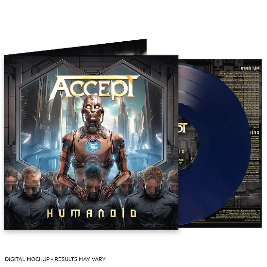 Cover for Accept · Humanoid (Indie Exclusive Royal Blue Vinyl) (LP) [Royal Blue Vinyl edition] (2024)