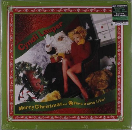 Cover for Cyndi Lauper · Merry Christmas...have a Nice Life! (LP) [Limited Green Vinyl edition] (2019)