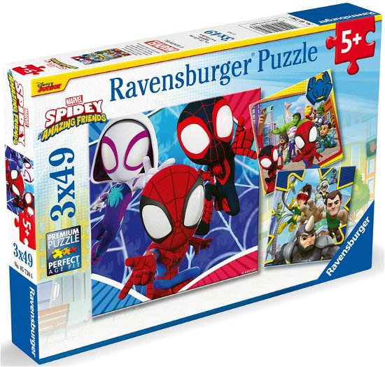 Cover for Ravensburger · Spidey und seine Super-Freunde Kinderpuzzle (3 x 4 (Legetøj) (2023)