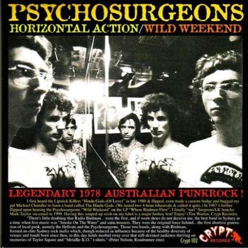 Cover for Psychosurgeons · Horizontal Action (7&quot;) (2012)