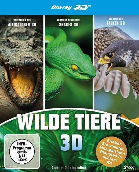 Cover for Wilde Tiere 3d-box (Blu-ray) (2015)