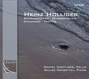 Cover for Holliger · Romancendres Feuerwerklein Chaconne &amp; Partita (CD) (2014)