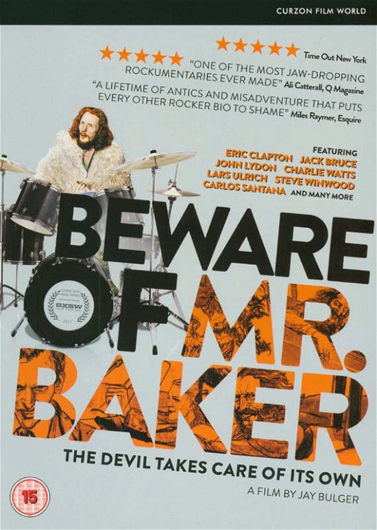 Cover for Beware of Mr Baker · Beware Of Mr Baker (DVD) (2013)
