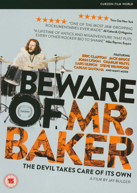 Beware Of Mr Baker - Beware of Mr Baker - Elokuva - Curzon Film World - 5021866652306 - maanantai 22. heinäkuuta 2013