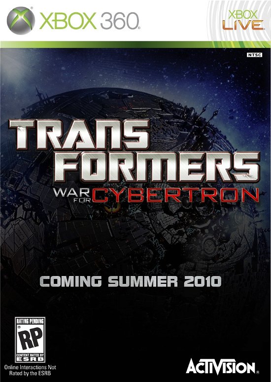 Cover for Activision Blizzard · Transformers: War for Cybertron (X360) (2010)
