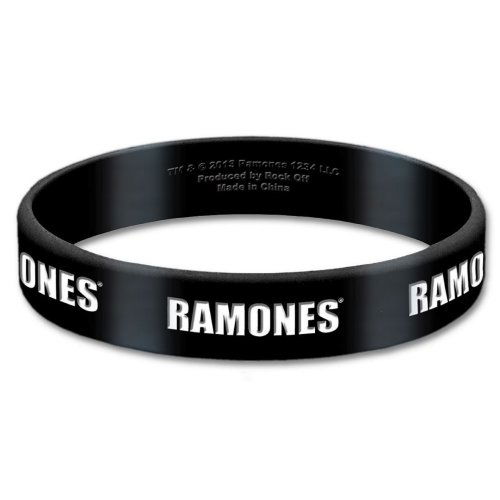 Ramones Gummy Wristband: Logo - Ramones - Merchandise - Merch Traffic - 5055295369306 - November 25, 2014