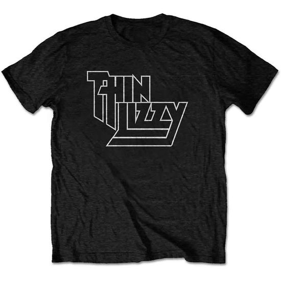 Cover for Thin Lizzy · Thin Lizzy Unisex T-Shirt: Logo (T-shirt) [size M] [Black - Unisex edition] (2019)