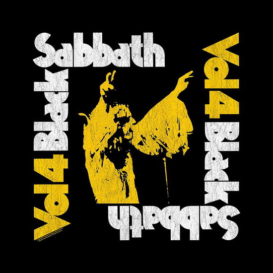 Black Sabbath Unisex Bandana: Vol 4 - Black Sabbath - Produtos -  - 5056365728306 - 